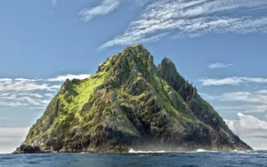 landscape photo of mountain island jigsaw puzzle