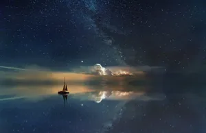 black sailing boat digital wallpaper jigsaw puzzle