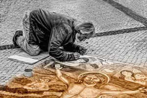 man jigsaw puzzle