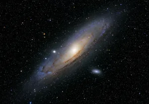 the andromidus galaxy with stars in the background jigsaw puzzle