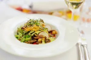 a plate of food jigsaw puzzle