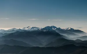 mountain peak under blue sky jigsaw puzzle