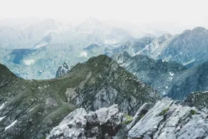mountain covered with fogs jigsaw puzzle