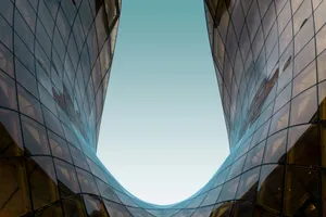 glass high rise building under blue sky jigsaw puzzle