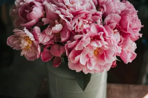 pink petaled flower arrangement jigsaw puzzle