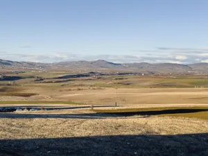 Expansive countryside view of Kovancılar, Elazığ, Türkiye under clear skies. jigsaw puzzle