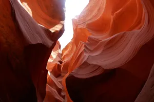 Discover the stunning red rock formations of Antelope Canyon, Arizona. jigsaw puzzle
