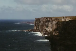 Majestic cliffs meet the ocean in County Clare, Ireland, showcasing nature's grandeur. jigsaw puzzle