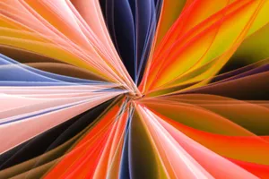 Vibrant abstract art showcasing dynamic, colorful patterns and shapes. jigsaw puzzle