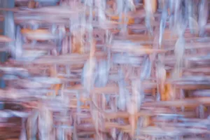 A captivating abstract image featuring a blend of woven textures with soft, muted colors. jigsaw puzzle