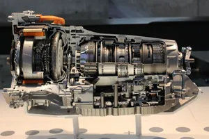 Detailed view of a car transmission cutaway, showcasing internal mechanisms. jigsaw puzzle