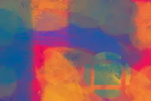 Dynamic abstract art with vivid colors and bold brushstrokes. jigsaw puzzle