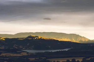Breathtaking view of mountains and valleys in Torallola, Spain during daytime. jigsaw puzzle