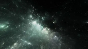 Ethereal image of a colorful nebula set against the vast starry cosmos. jigsaw puzzle