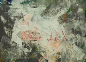 Colorful abstract painting with bold brushstrokes, conveying motion and emotion. jigsaw puzzle