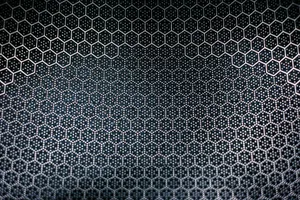 Abstract hexagonal metal pattern with textured surface. Ideal for design and technology backgrounds. jigsaw puzzle