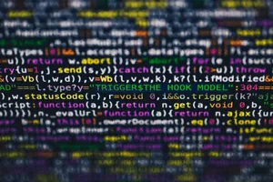 Vibrant close-up of multicolor programming code lines displayed on a screen. jigsaw puzzle