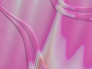 Dynamic abstract artwork featuring flowing pink hues and smooth curves, ideal for backgrounds. jigsaw puzzle