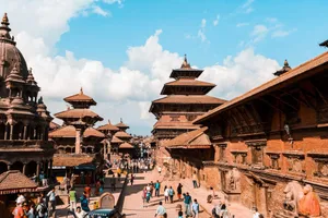 Explore the ancient architecture of Bhaktapur Durbar Square, a UNESCO World Heritage site in Nepal. jigsaw puzzle