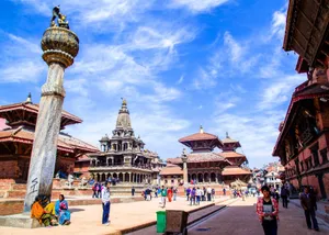 Explore the historic charm and vibrant culture at Patan Durbar Square in Kathmandu, Nepal, a UNESCO World Heritage Site. jigsaw puzzle