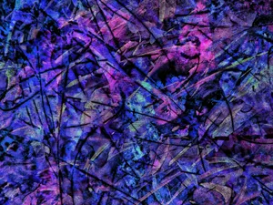 Explore the vibrant abstract artwork featuring vivid purple and blue hues, dynamic textures, and intricate patterns. jigsaw puzzle