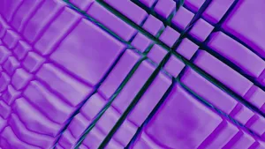 Dynamic abstract violet pattern with 3D geometric shapes creating a modern design. jigsaw puzzle