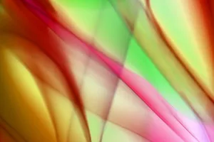 Dynamic abstract art showcasing vibrant waves of color with an ethereal flow. jigsaw puzzle