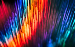 Colorful abstract image with vivid light streaks creating a dynamic pattern. jigsaw puzzle