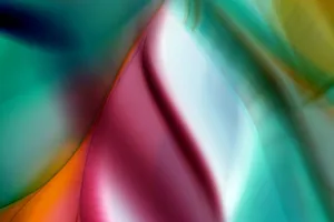 Colorful abstract waves creating a vibrant, fluid pattern. An artistic display of curves and flow. jigsaw puzzle