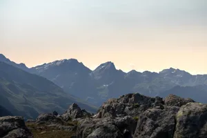 Breathtaking view of the mountain range in Obergurgl, Tirol, Austria during daytime. jigsaw puzzle