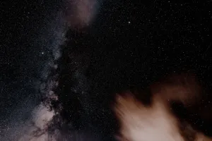 A breathtaking view of the star-filled night sky showcasing the Milky Way galaxy's splendor. jigsaw puzzle
