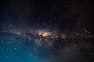 Captivating view of the Milky Way visible from Ephangweni, South Africa's night sky. jigsaw puzzle